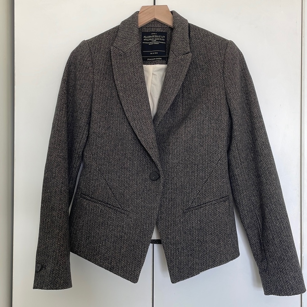 All Saints Women’s Fitted Blazer Size 6